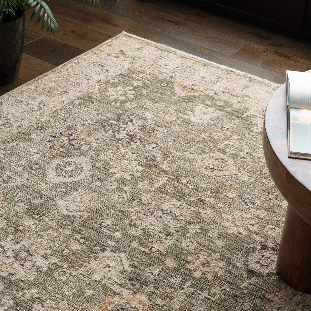 Zielony/beżowy dywan tkany ręcznie 120x160 cm Heriz Ornate – Asiatic Carpets (zdjęcie 4)