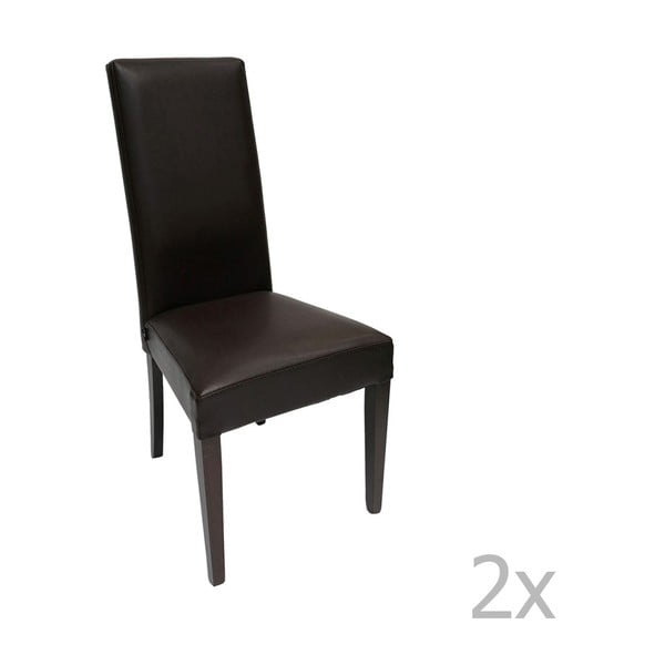 Zestaw 2 czarnych krzeseł Evergreen House Roque