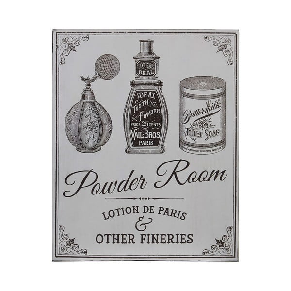 Obraz Premier Housewares Powder Room, 20x25 cm