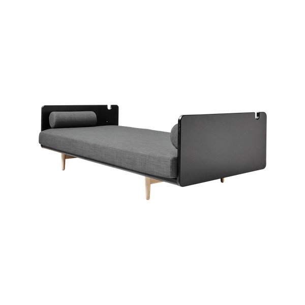 Sofa rozkładana Karup Deva Black/Raw Oak/Granite Grey-image-3