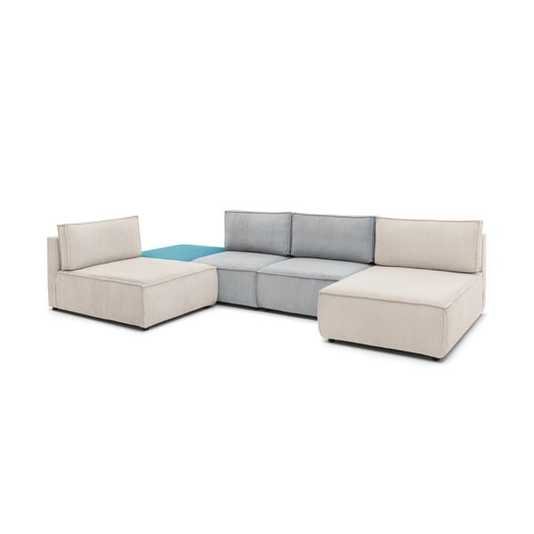 Sztruksowy narożnik (strona zmienna) Nihad modular – Bobochic Paris-image-4