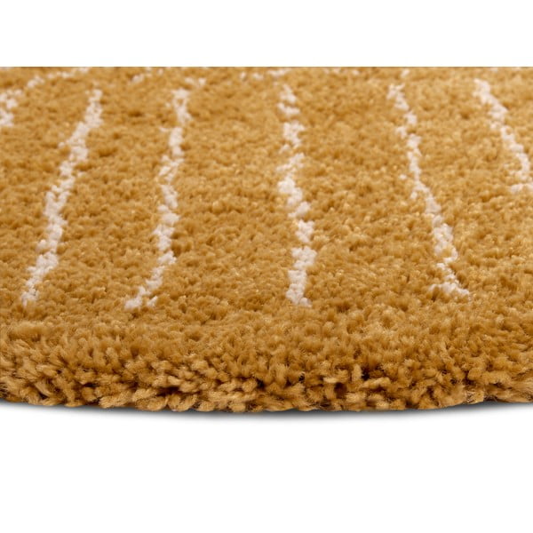 Okrągły dywan w kolorze ochry ø 120 cm Dion – Hanse Home-image-3