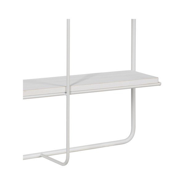 Biała wielopoziomowa metalowa półka 51 cm – Ixia-image-4