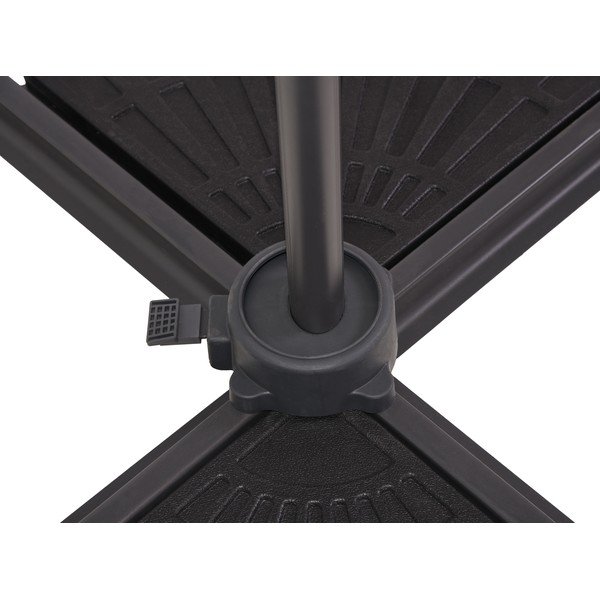 Szary parasol ogrodowy 300x300 cm Deluxe – Garden Pleasure-image-3