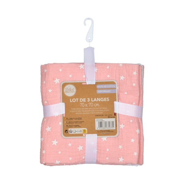 Pieluszki muślinowe 3 szt. – Bébé Douceur-image-3