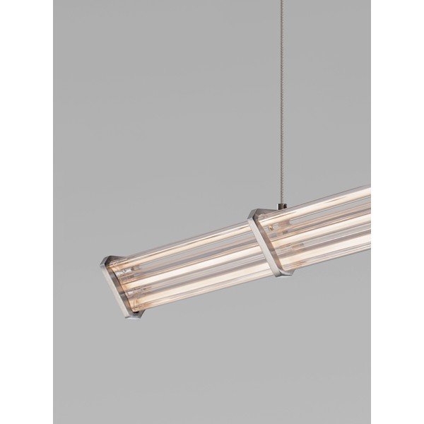 Metalowa lampa wisząca LED ze ściemniaczem w kolorze matowej czerni/w kolorze matowego srebra z kloszem ze szkła akrylowego Pheme – Nova Luce-image-2