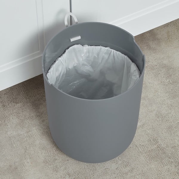 Jasnoszary kosz na śmieci Addis Sensoric, 8 l-image-4