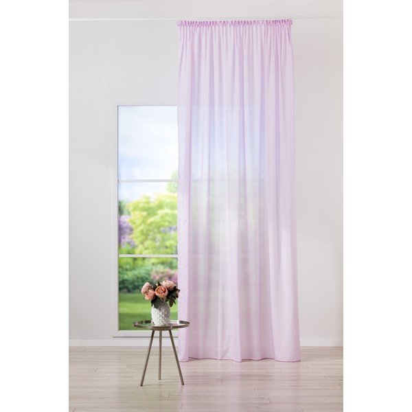 Różowa firanka 300x245 cm Mist – Mendola Fabrics-image-2