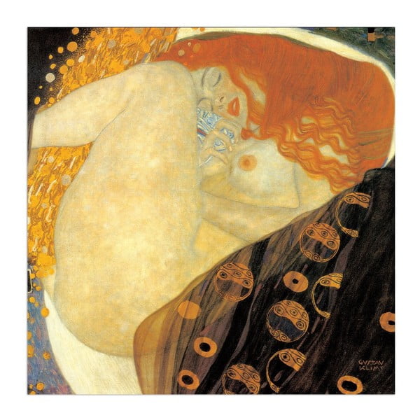 Obraz Gustav Klimt - Danae, 30x30 cm