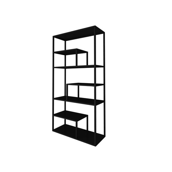 Czarny metalowy regał Canett Lite, wys. 188 cm-image-3