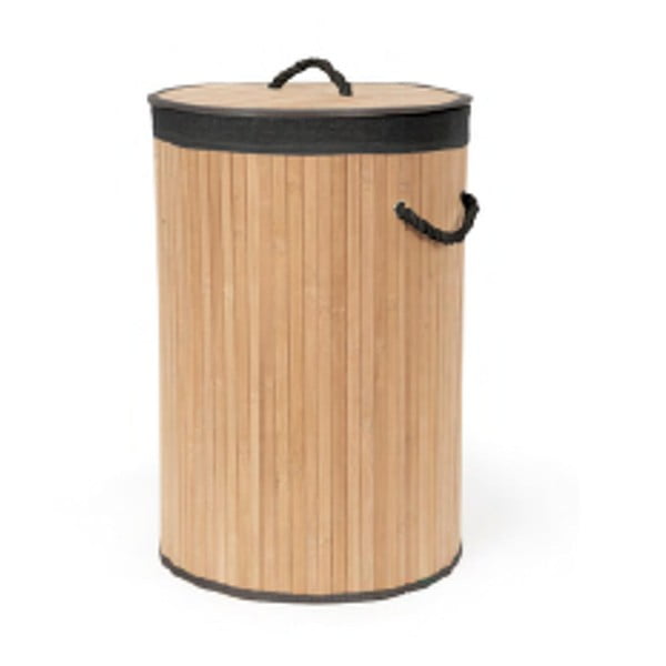 Bambusowy kosz na pranie w naturalnym kolorze 70 l Bamboo – Compactor