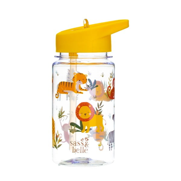 Dziecięca butelka na wodę z rurką Sass & Belle Drink Up Safari, 400 ml-image-3