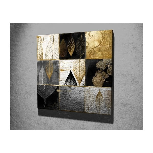 Obraz na płótnie Golden Leaves, 45x45 cm-image-1