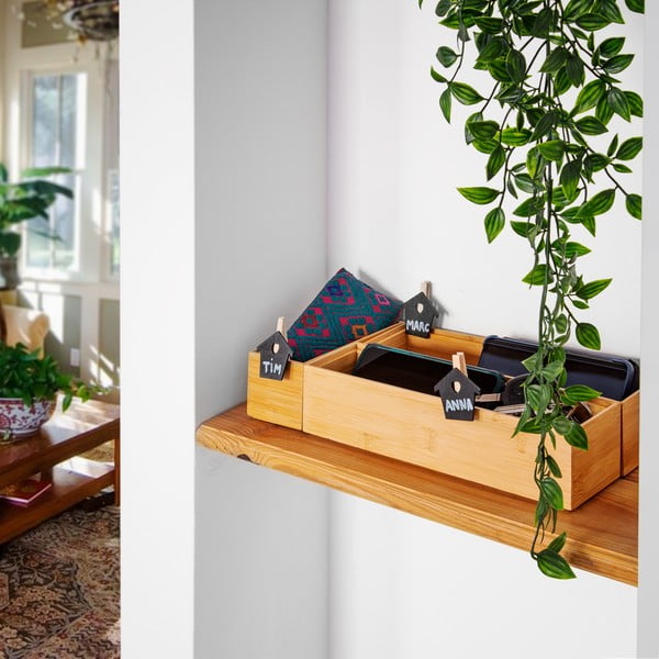 Pojemnik bambusowy Compactor Woody, 30x7,5x6,35 cm-image-1