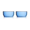 Niebieskie szklane miski zestaw 2 szt. 500 ml Torino – Lyngby Glas