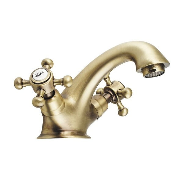 Bateria umywalkowa stojąca w kolorze brązu Antea – Sapho