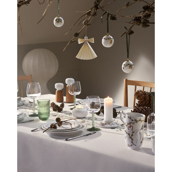 Porcelanowy świecznik ze świątecznym motywem Hammershøi Christmas – Kähler Design-image-3