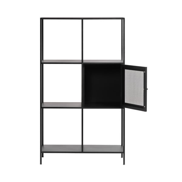 Czarny metalowy regał 80x138 cm Malibu – Unique Furniture-image-3