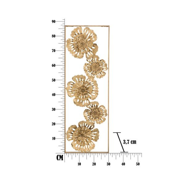 Żelazna dekoracja ścienna w kolorze złota Mauro Ferretti Luxy Nature-image-4