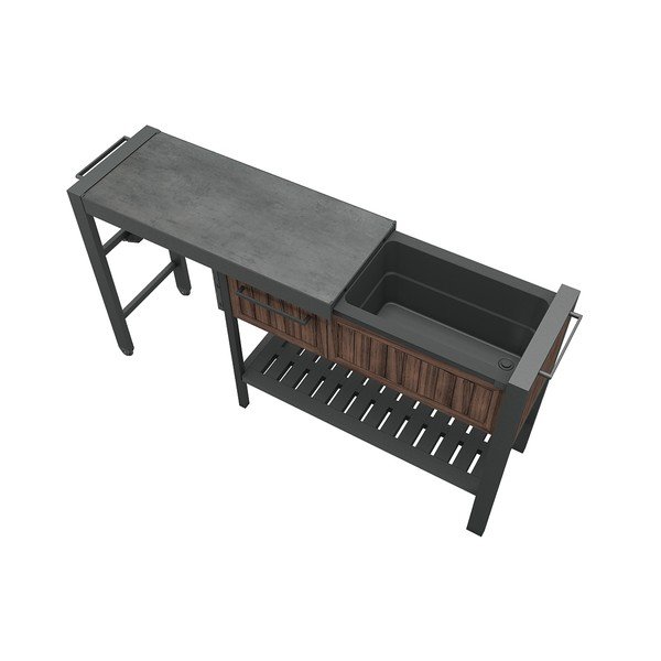 Ogrodowy stolik barowy 112x43 cm Hosting – Keter-image-3