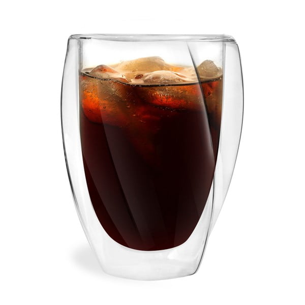 Zestaw 2 szklanek z podwójną ścianką Vialli Design Latte, 300 ml-image-2