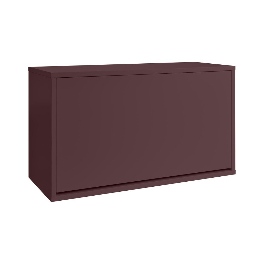 Bordowa uchylna/wisząca szafka na buty 70x30x40 cm – ReCollector