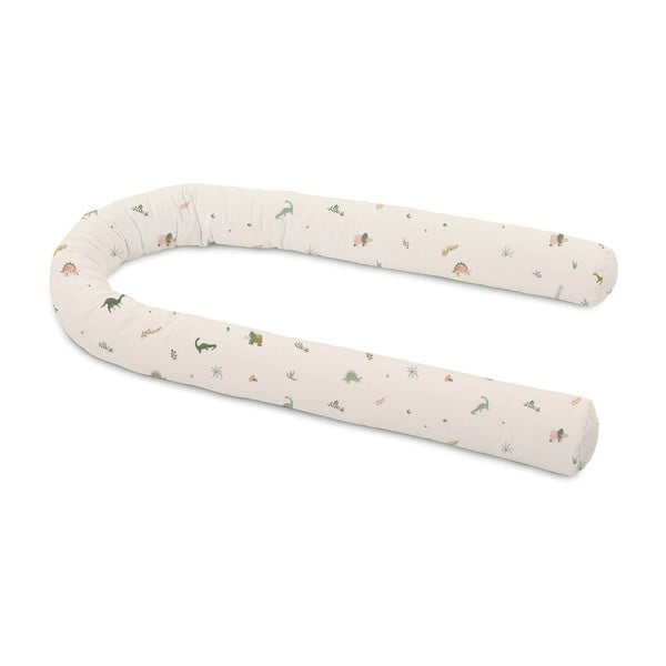 Biała poduszka Little Nice Things Dino