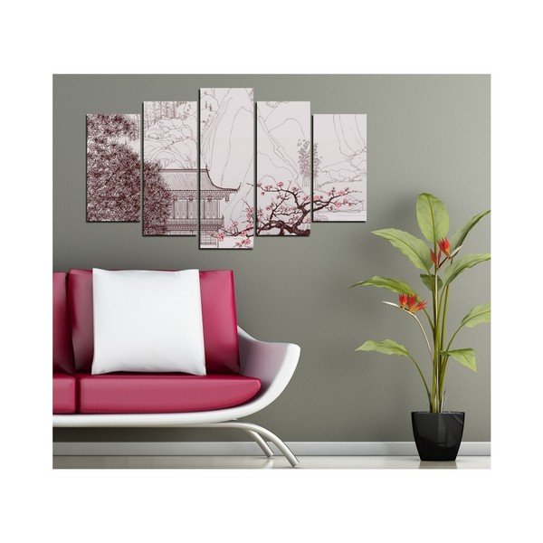 Obraz wieloczęściowy 3D Art Calmo, 102x60 cm-image-1