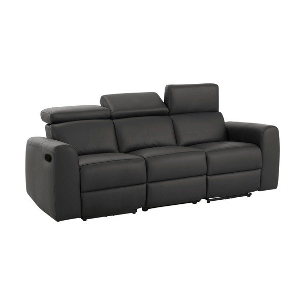 Brązowa sofa z imitacji skóry 216 cm Capena – Støraa-image-3