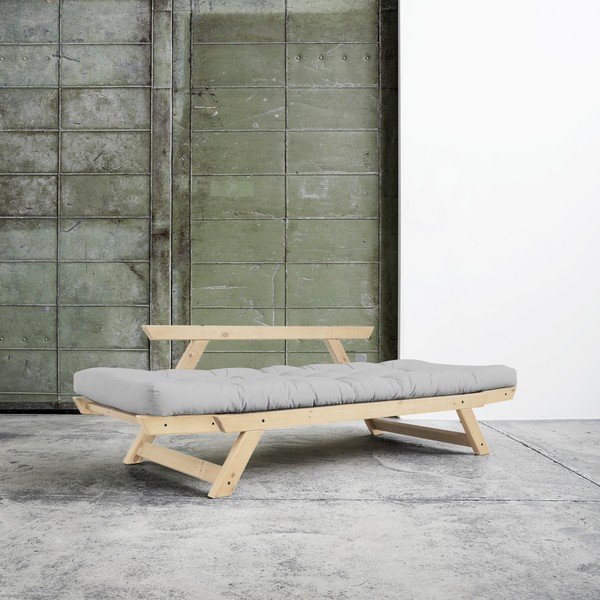 Sofa rozkładana Karup Bebop Natural/Light Grey-image-1