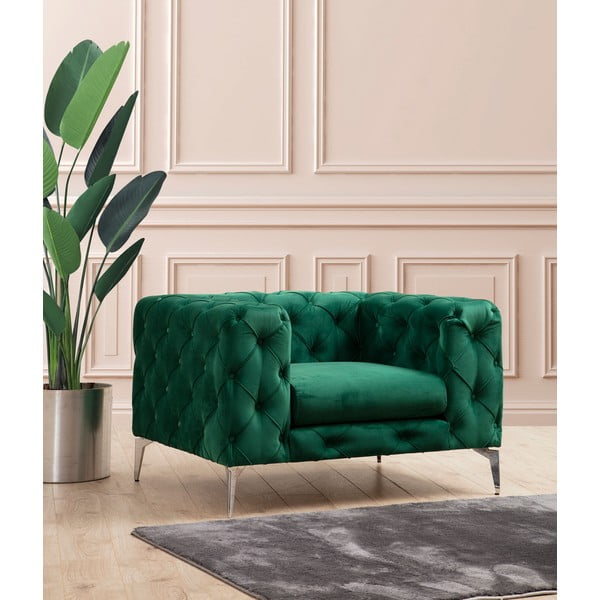 Zielony fotel Como – Artie-image-1