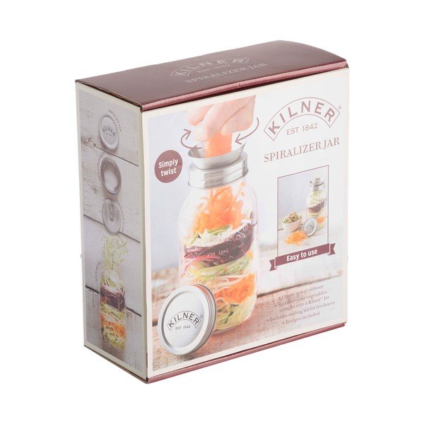 Spiralizer ze szklanką/słoikiem Kilner Veggie-image-1