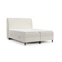 Kremowe łóżko boxspring ze schowkiem 180x200 cm Melba – Maison de Rêve