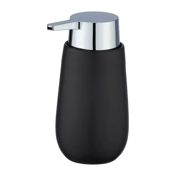 Zestaw ceramicznych akcesoriów łazienkowych w kolorze matowej czerni Badi – Wenko-image-3