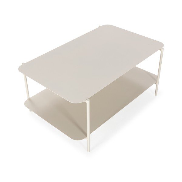 Kremowy metalowy stolik 58x90 cm Beatrix – MOME-image-4