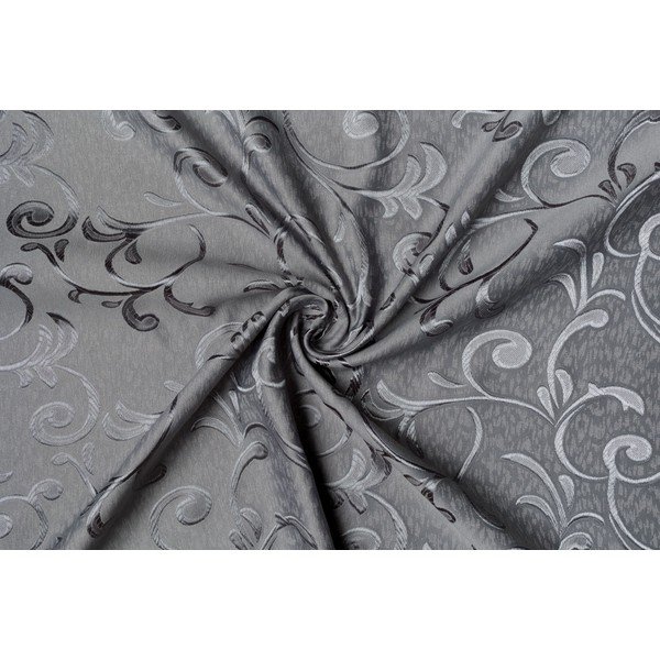 Szara zasłona żakardowa 210x245 cm Glory – Mendola Fabrics-image-2