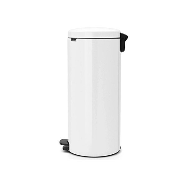 Biały stalowy kosz na śmieci z pedałem 30 l NewIcon – Brabantia-image-4