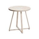 Okrągły stolik ogrodowy z ceramicznym blatem ø 45 cm Tella – Kave Home