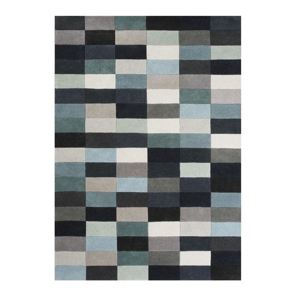 Wełniany dywan Romina Aqua, 170x240 cm