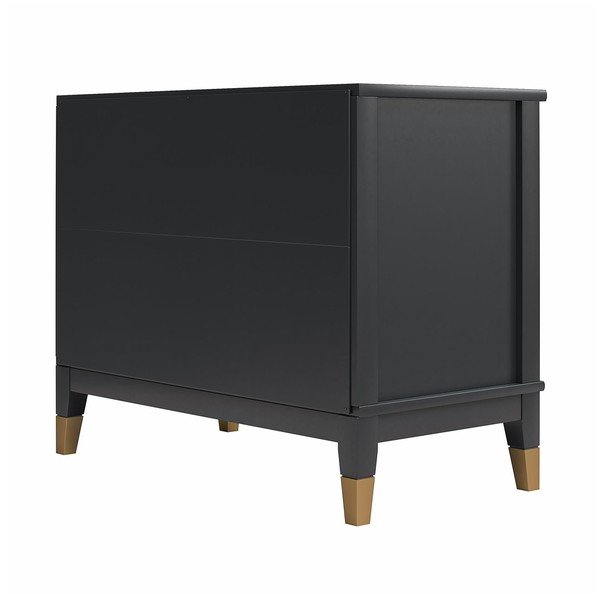 Czarna szafka nocna Westerleigh – CosmoLiving by Cosmopolitan-image-3