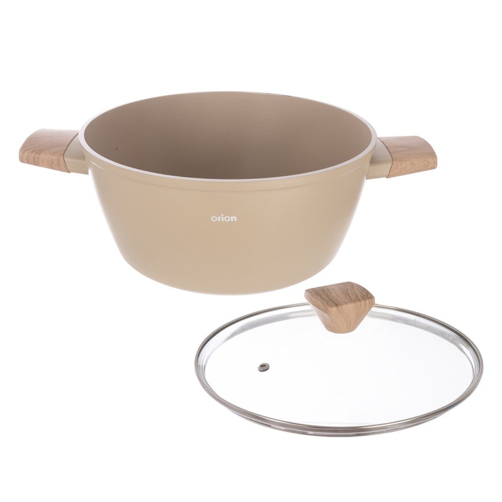 Garnek z pokrywką/z powłoką ceramiczną 6,6 l Ecrina – Orion