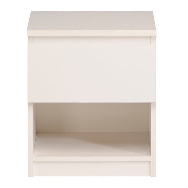 Biała szafka nocna z szufladą Parisot Chambray