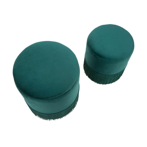 Zestaw 2 zielonych stołków Mauro Ferretti Constanzo-image-4