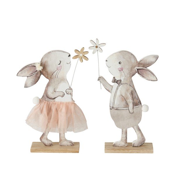 Zestaw 2 dekoracji wielkanocnych Boltze Figa