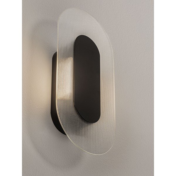 Metalowy kinkiet LED w kolorze matowej czerni Vetrio – Nova Luce-image-3