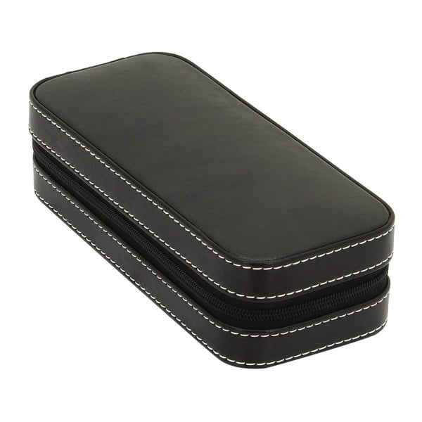 Czarny futerał na zegarek Friedrich Lederwaren Bond-image-1