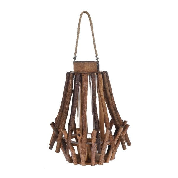 Lampion drewniany Bamboo, 31x38 cm