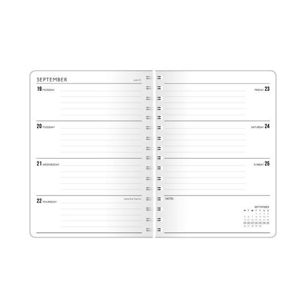 Kalendarz A5 Go Stationery Monochrome Circles-image-1