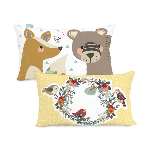 Dwustronna poszewka na poduszkę Moshi Moshi Harvestwood, 50x30 cm-image-2