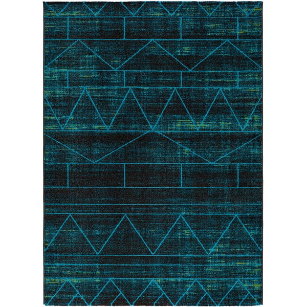 Niebieski dywan Universal Neon Blue, 80x150 cm